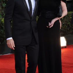 Antonio Banderas y Melanie Griffith en los Globos de Oro 2012