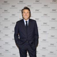 Bryan Ferry en el salón de la relojería de lujo en Ginebra