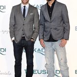 Miguel Torres y Miguel Ángel Moya en la gala promocional de Euskadi en Fitur