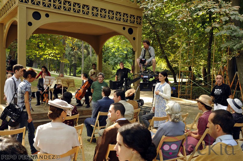 Rodaje en Madrid de 'El tiempo entre costuras'