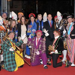 La Familia Real de Mónaco en la apertura del Festival de Circo de Mónaco