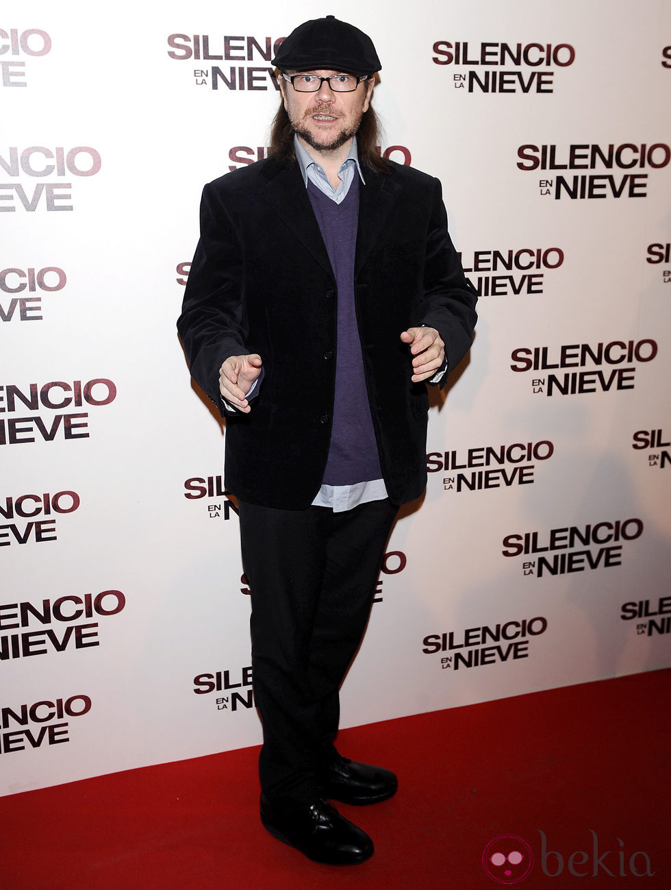 Santiago Segura en el estreno de 'Silencio en la nieve' en Madrid