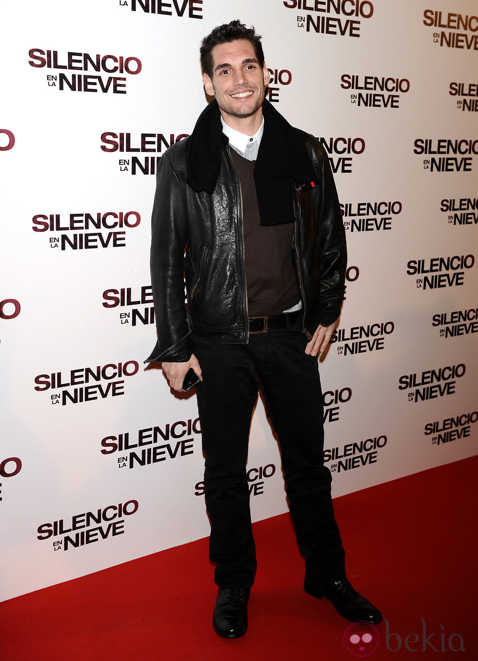 Josep Lobató en el estreno de 'Silencio en la nieve' en Madrid