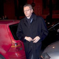 Alberto Ruiz Gallardón en el funeral de Ramón Rato en Madrid