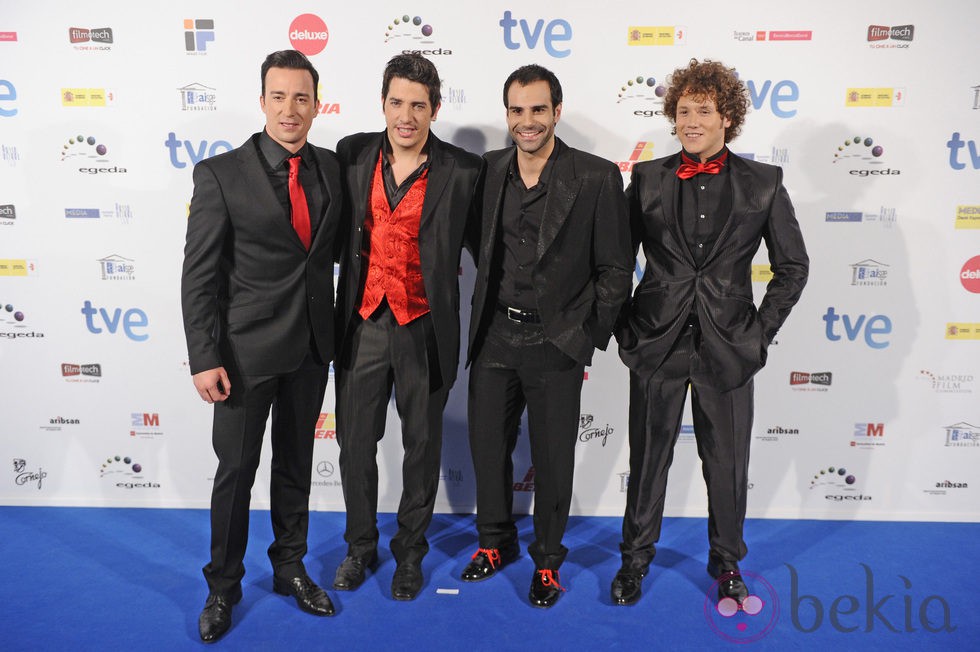 Pablo Puyol y Daniel Diges en los Premios José María Forqué 2012