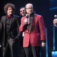 Santiago Segura y Daniel Diges en la gala de los Premios José María Forqué 2012