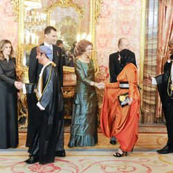 Los Reyes y los Príncipes de Asturias en la recepción al Cuerpo Diplomático