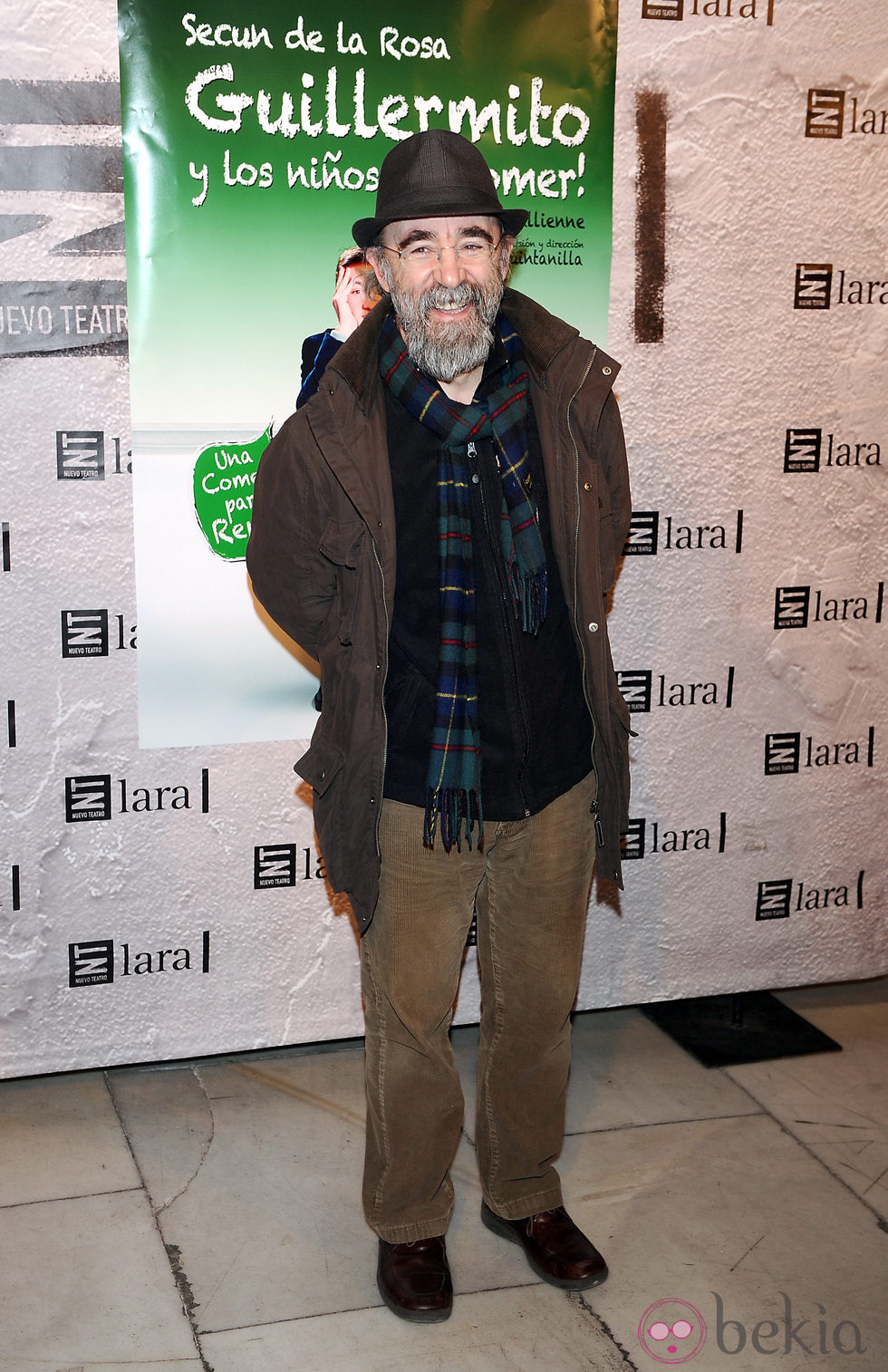 Álex Angulo en el estreno de 'Guillermito y los niños ¡a comer!'