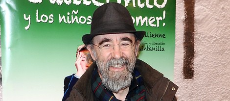 Álex Angulo en el estreno de 'Guillermito y los niños ¡a comer!'