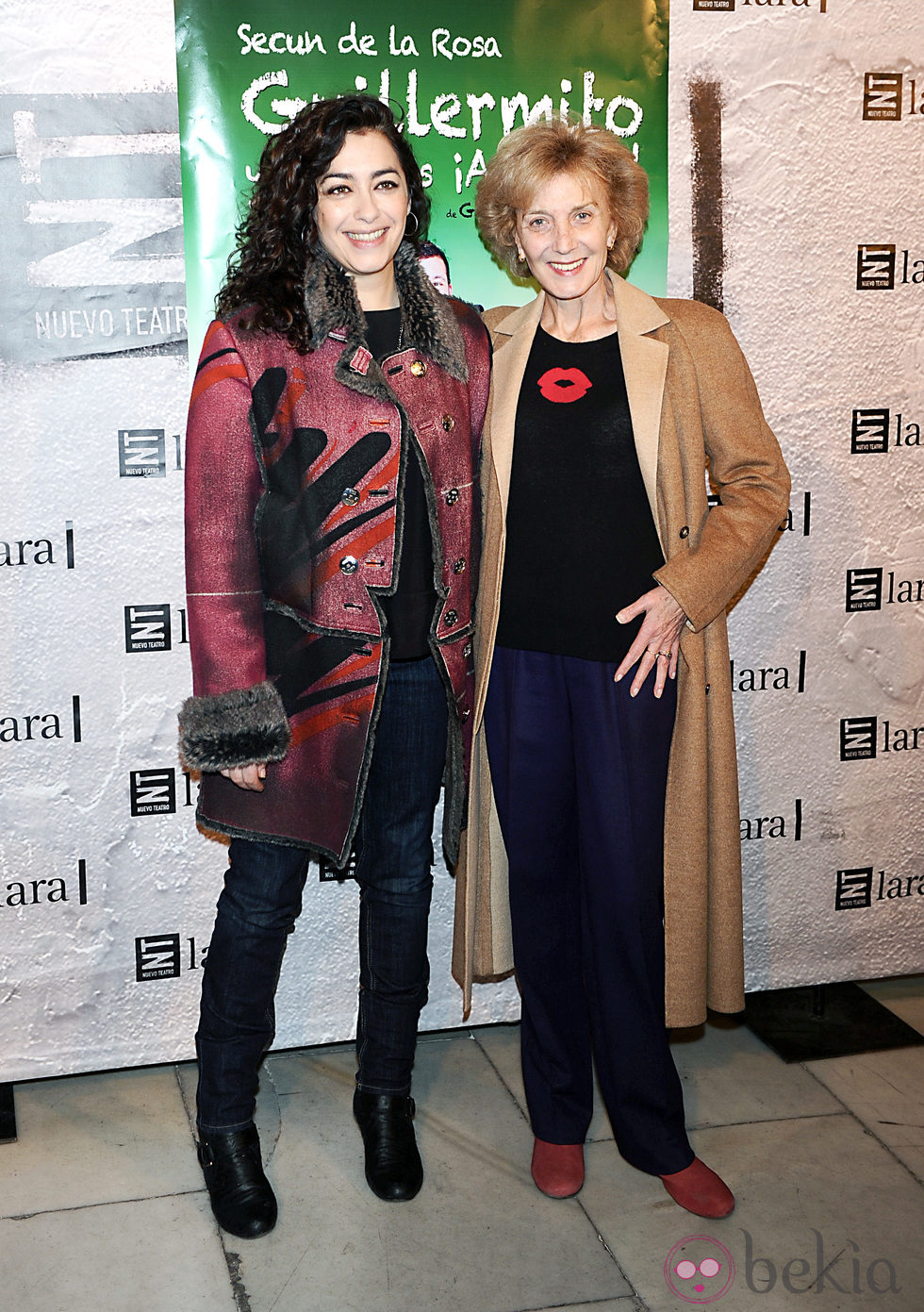 María Isasí y Marisa Paredes en el estreno de 'Guillermito y los niños ¡a comer!'