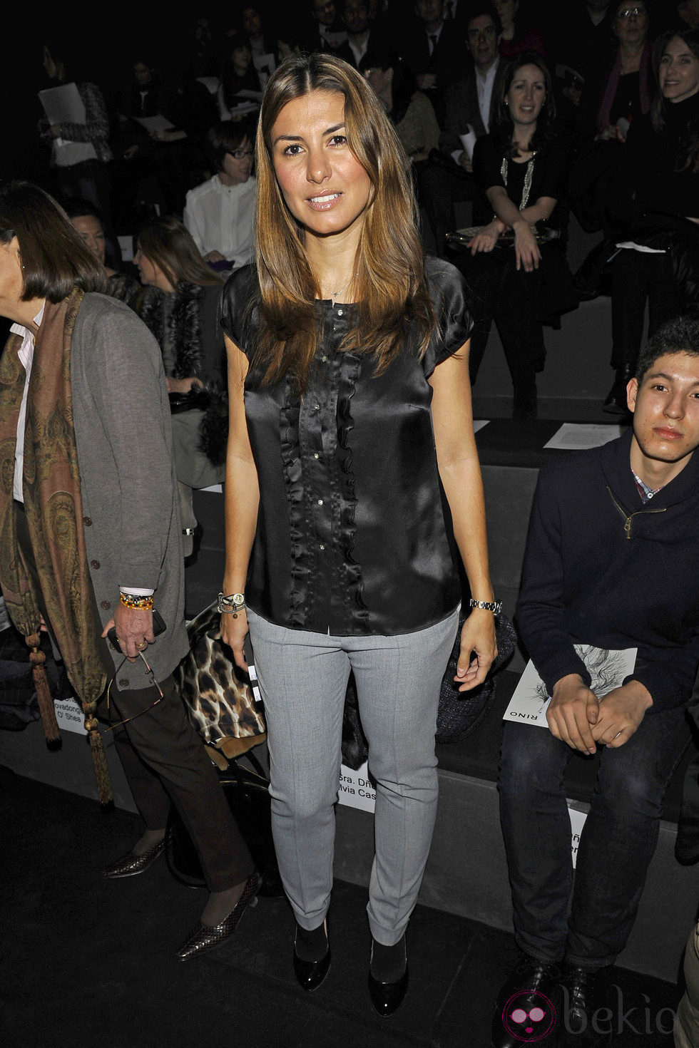 Silvia Casas en el desfile de Roberto Verino en la Fashion Week Madrid