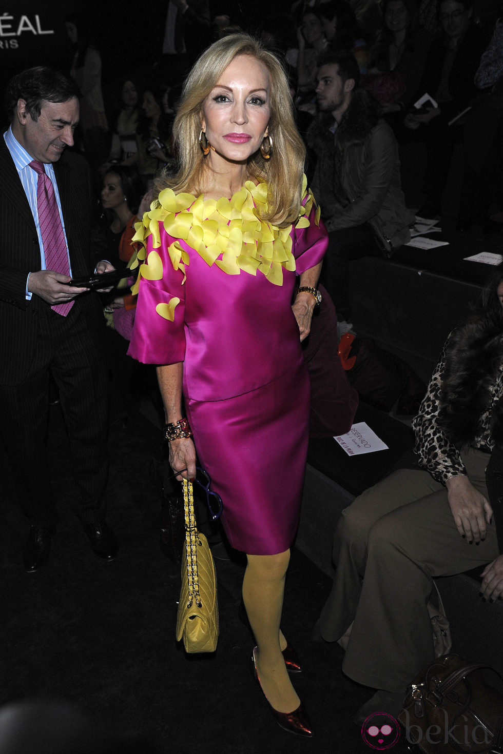 Carmen Lomana en el desfile de Ágatha Ruíz de la Prada en Fashion Week Madrid