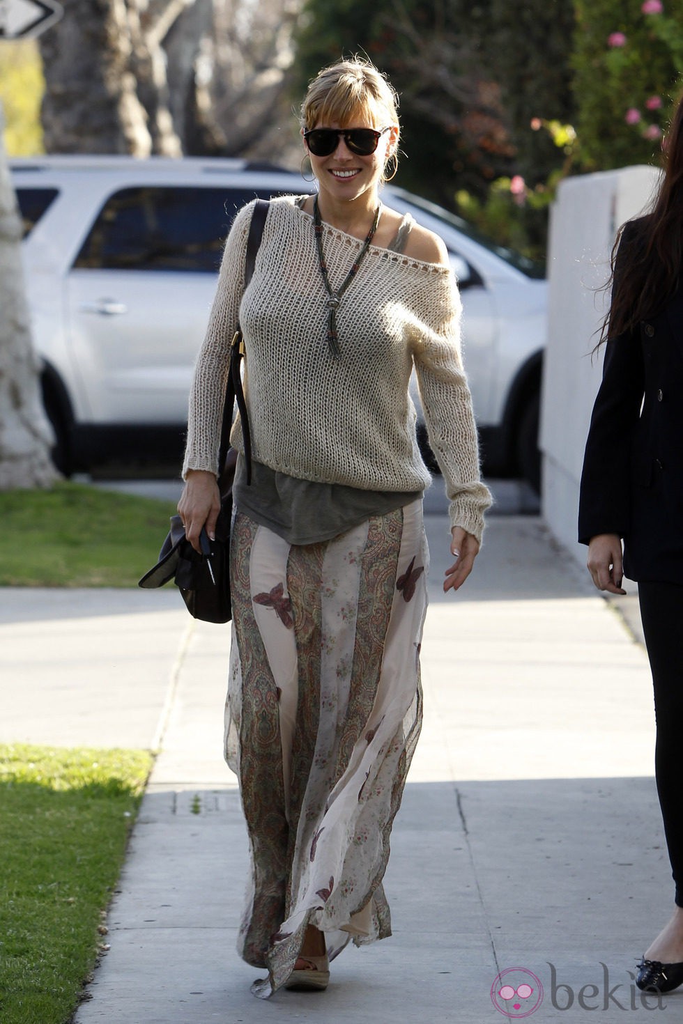 Elsa Pataky luce su embarazo en Los Angeles