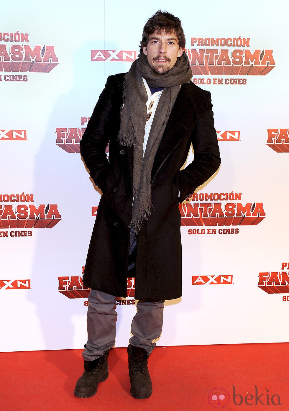 Adrián Lastra en el estreno de 'Promoción Fantasma'