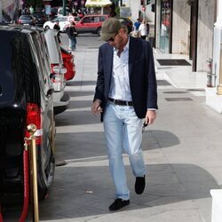 Andrea Casiraghi en el almuerzo posterior a la boda de Felipe de Grecia y Nina Flohr