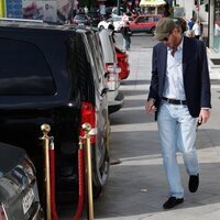 Andrea Casiraghi en el almuerzo posterior a la boda de Felipe de Grecia y Nina Flohr