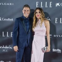 Joaquín Sánchez y su mujer en los Premios Elle Style 2021 en Sevilla