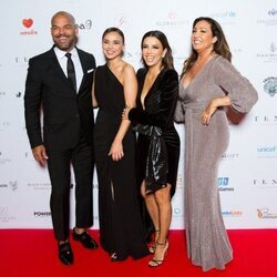 Chenoa con María Bravo y Eva Longoria en la gala Global Gift 2021