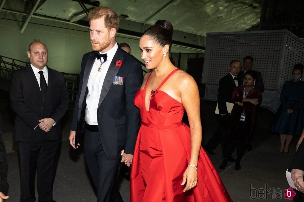 El Príncipe Harry y Meghan Markle en la gala Salute to Freedom