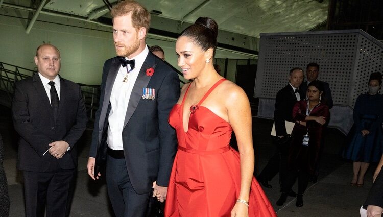 El Príncipe Harry y Meghan Markle en la gala Salute to Freedom