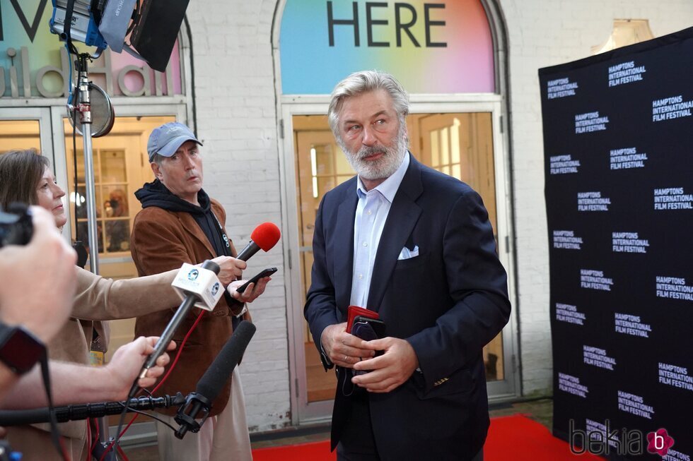 Alec Baldwin en la noche de apertura del Festival de Cine The Hamptons International