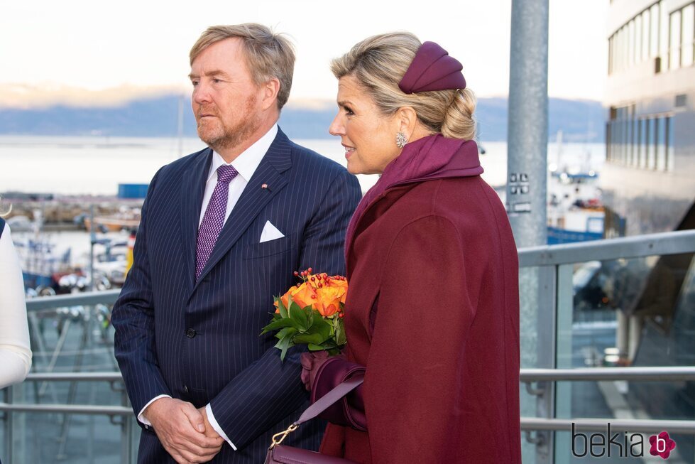 Guillermo Alejandro y Máxima de Holanda en Trondheim durante su Visita de Estado a Noruega