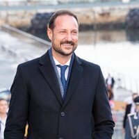 Haakon de Noruega en Trondheim durante la Visita de Estado de los Reyes de Holanda a Noruega