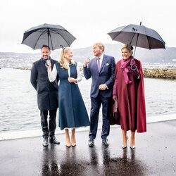 Haakon y Mette-Marit de Noruega y Guillermo Alejandro y Máxima de Holanda, muy cómplices durante la Visita de Estado de los Reyes de Holanda a Noruega