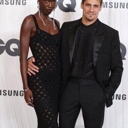 Martiño Rivas y Lily Fofana en los Premios GQ Hombre del Año 2021