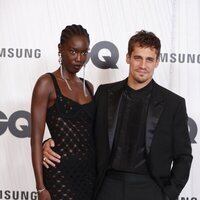 Martiño Rivas y Lily Fofana en los Premios GQ Hombre del Año 2021