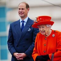 La Reina Isabel y el Príncipe Eduardo en la presentación de Queen's Baton Relay para Birmingham 2022