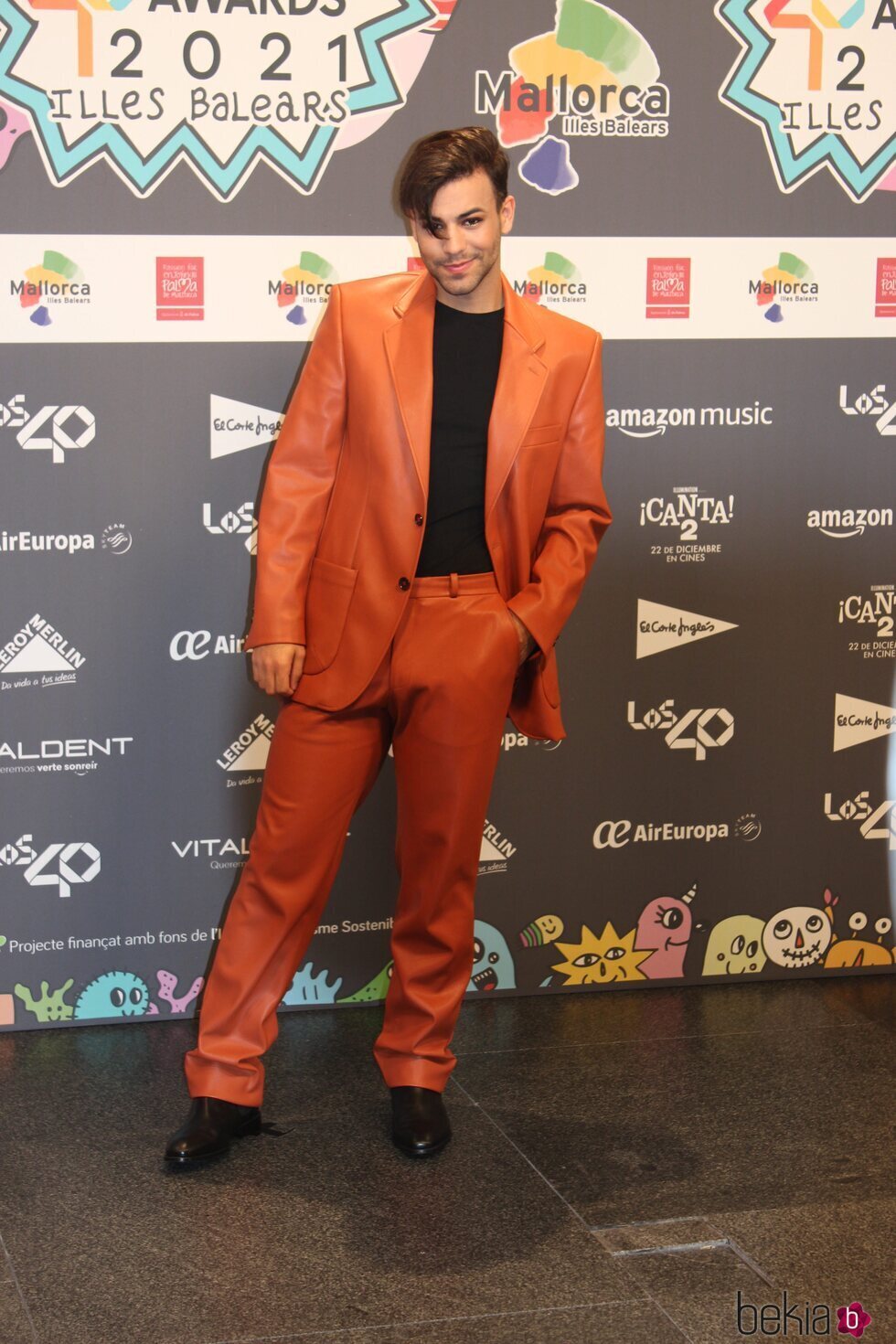 Agoney en Los 40 Music Awards 2021 Illes Balears