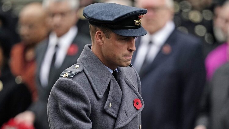 El Príncipe Guillermo en la celebración del Día del Armisticio 2021