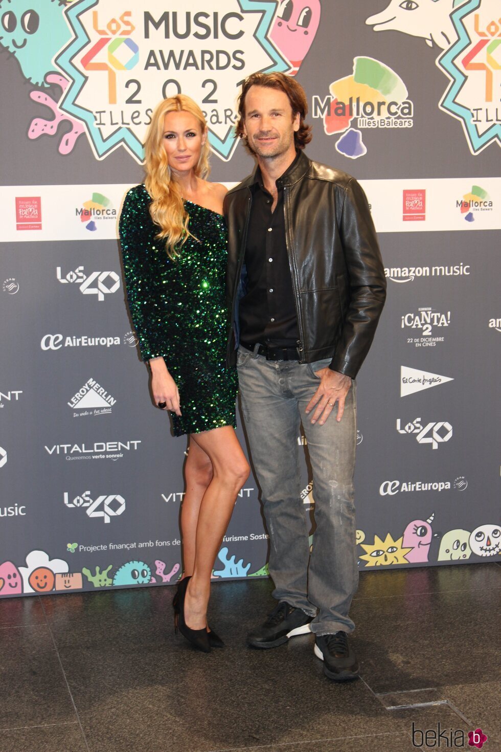 Carlos Moyá y Carolina Cerezuela en Los 40 Music Awards 2021 Illes Balears