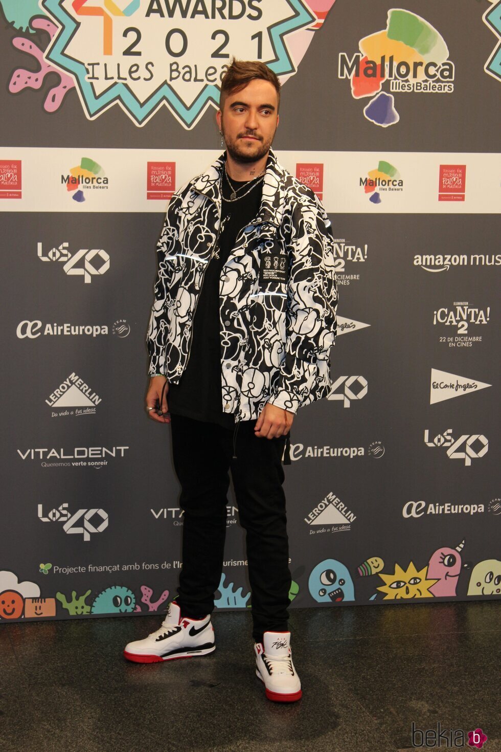 Beret en Los 40 Music Awards 2021 Illes Balears