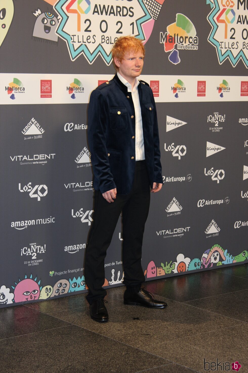 Ed Sheeran en Los 40 Music Awards 2021 Illes Balears