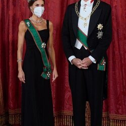 Los Reyes Felipe y Letizia en la cena de gala al Presidente de Italia y su hija por su Visita de Estado a España