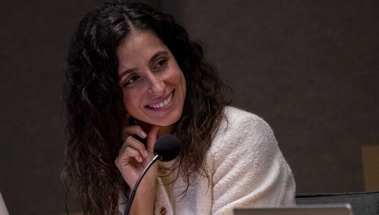 Xisca Perelló, sonriente en la presentación de los nuevos proyectos de la Fundación Rafa Nadal