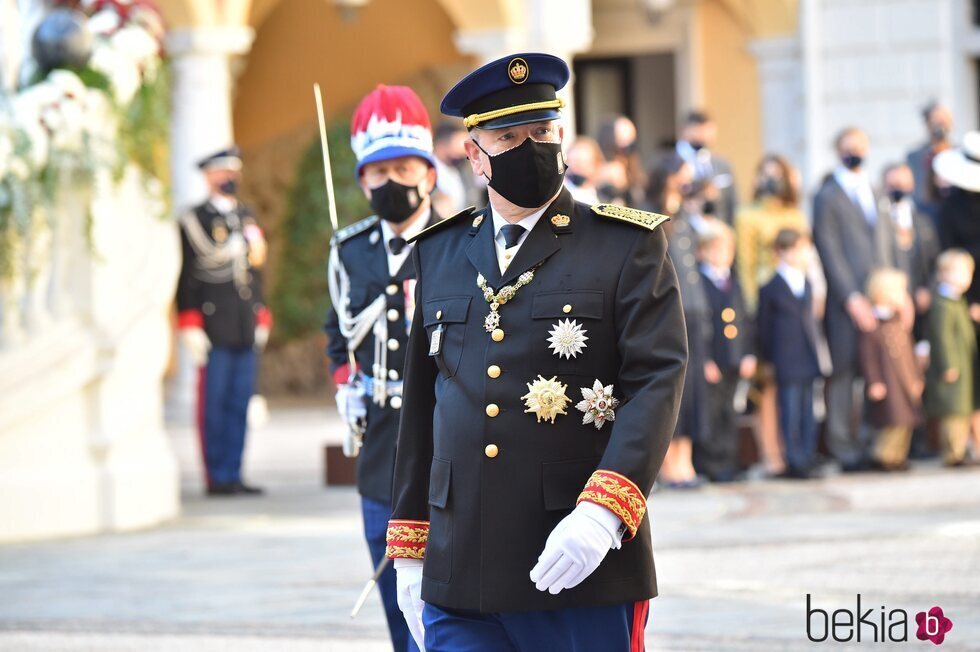 Alberto de Mónaco en el Día Nacional de Mónaco 2021