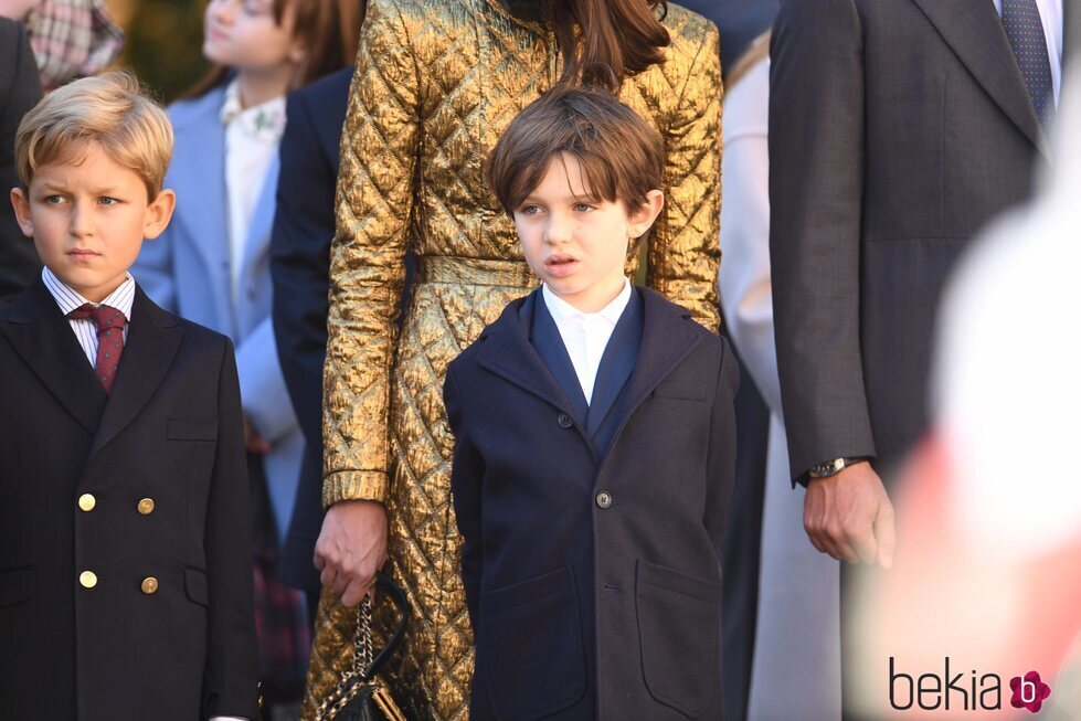 Sacha Casiraghi y Raphaël Elmaleh en el Día Nacional de Mónaco 2021