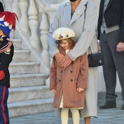 Estefanía de Mónaco, muy cariñosa con Gabriella de Mónaco en el Día Nacional de Mónaco 2021