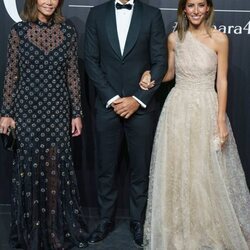 Isabel Preysler, Ana Boyer y Fernando Verdasco en el 40 cumpleaños de Tamara Falcó