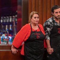 Carmina Barrios y David Bustamante en la semifinal de 'Masterchef Celebrity 6'