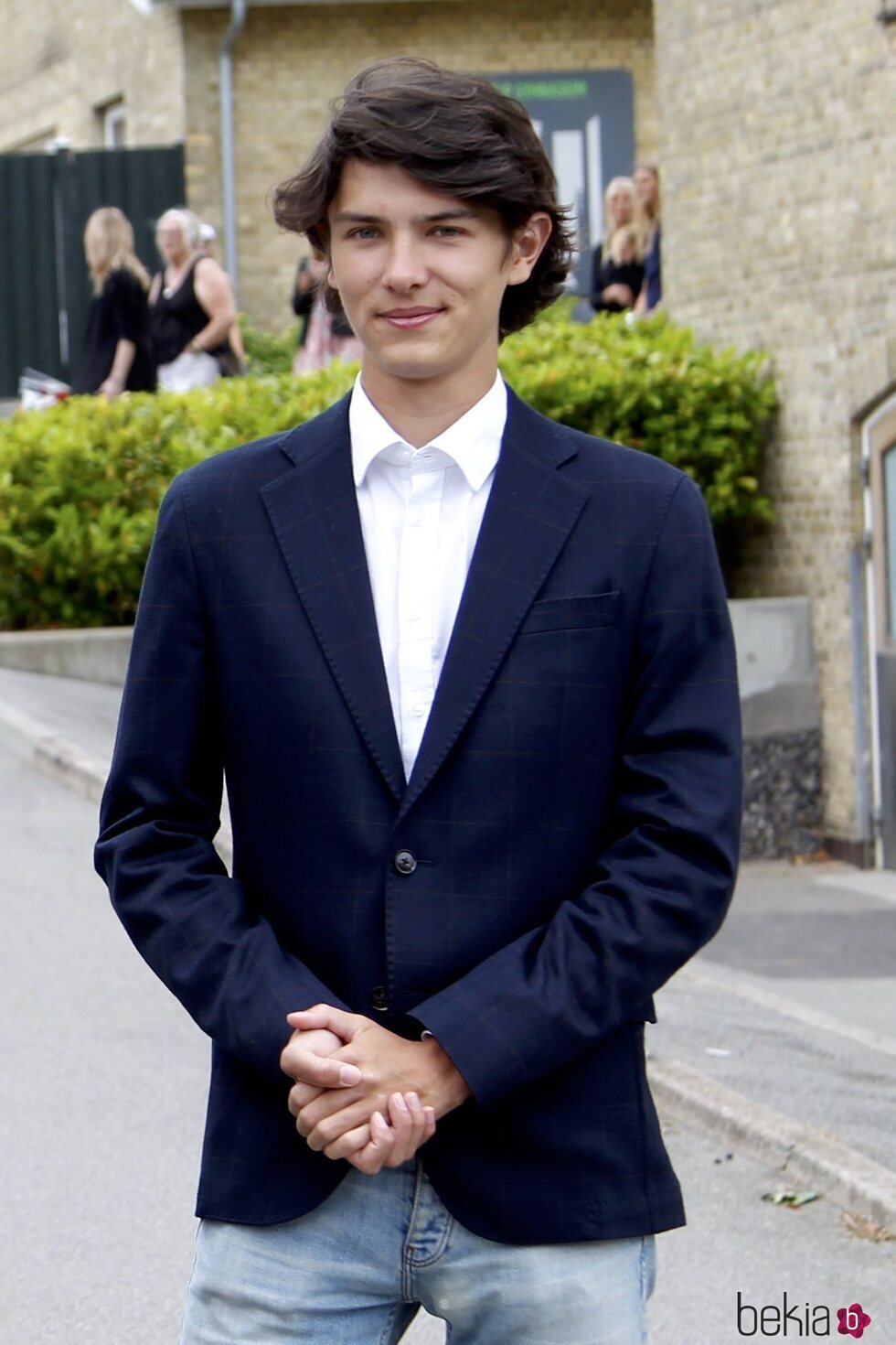 Nicolás de Dinamarca en la graduación de Félix de Dinamarca