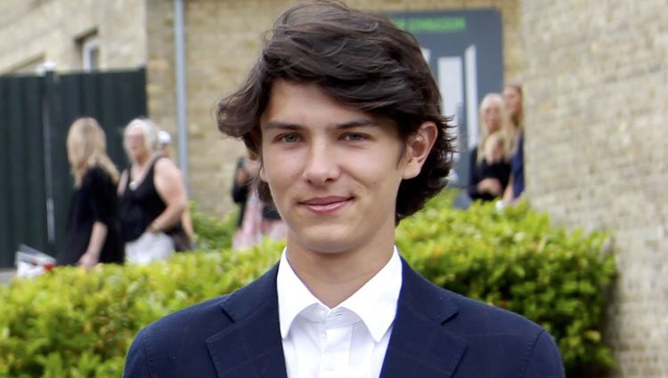 Nicolás de Dinamarca en la graduación de Félix de Dinamarca