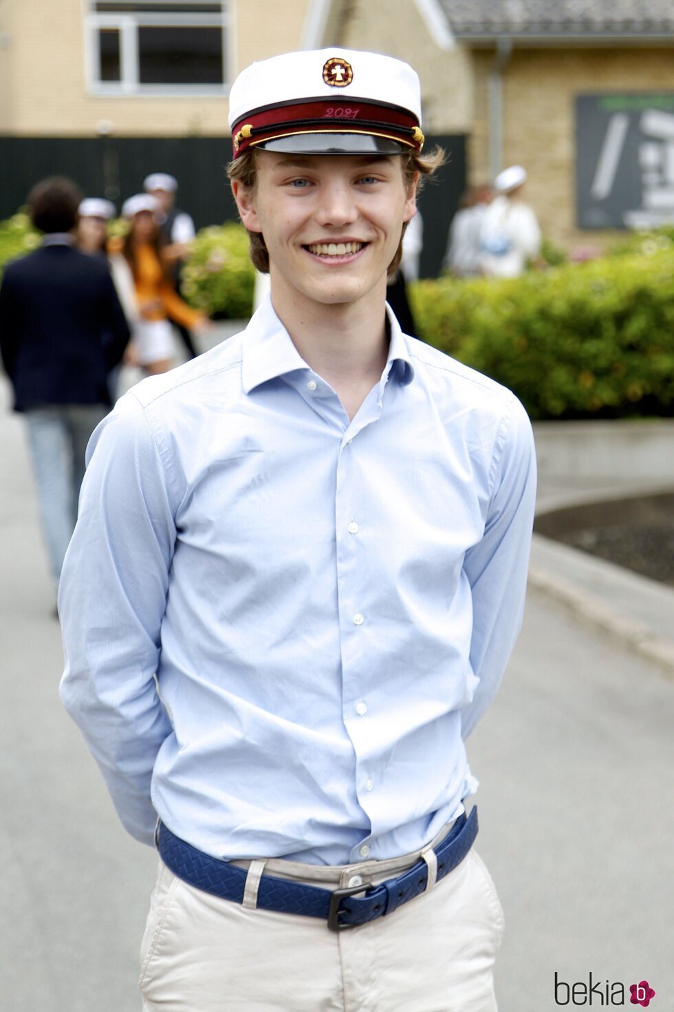 Félix de Dinamarca en su graduación