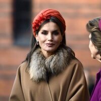 La Reina Letizia y la Reina de Suecia en la bienvenida a los Reyes de España por su Visita de Estado a Suecia