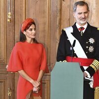 Los Reyes Felipe y Letizia tras las palabras del Rey en la Visita de Estado de los Reyes de España a Suecia