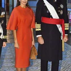 Los Reyes Felipe y Letizia en el Palacio Real de Estocolmo en la Visita de Estado de los Reyes de España a Suecia