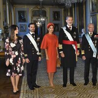 Los Reyes Felipe y Letizia con la Familia Real Sueca en su Visita de Estado a Suecia